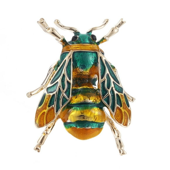 TopLLC Brooches Women Personality Drip Bee Brooch Insect Brooch Pin Jewelry Women Brooch