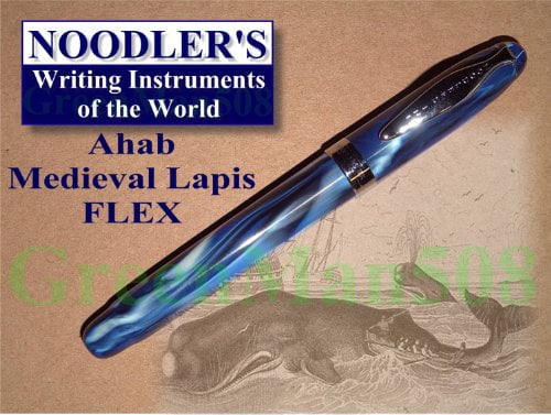 Lapis Inferno Noodler's Ahab Flex Fountain Pen 15020 