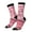 3 Black, variant on Glittering Pink Bathtub Crew Socks for Men & Women, Breathable Casual Athletic Ankle Socks