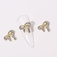 thumbnail image 2 of Sunjoy Tech 10Pcs Nail Rhinestones Bow-tie Heart Imitation Pearls Nail Art Design Accessories 3D Nail Manicure Craft Ornaments for DIY Crafts, 2 of 5