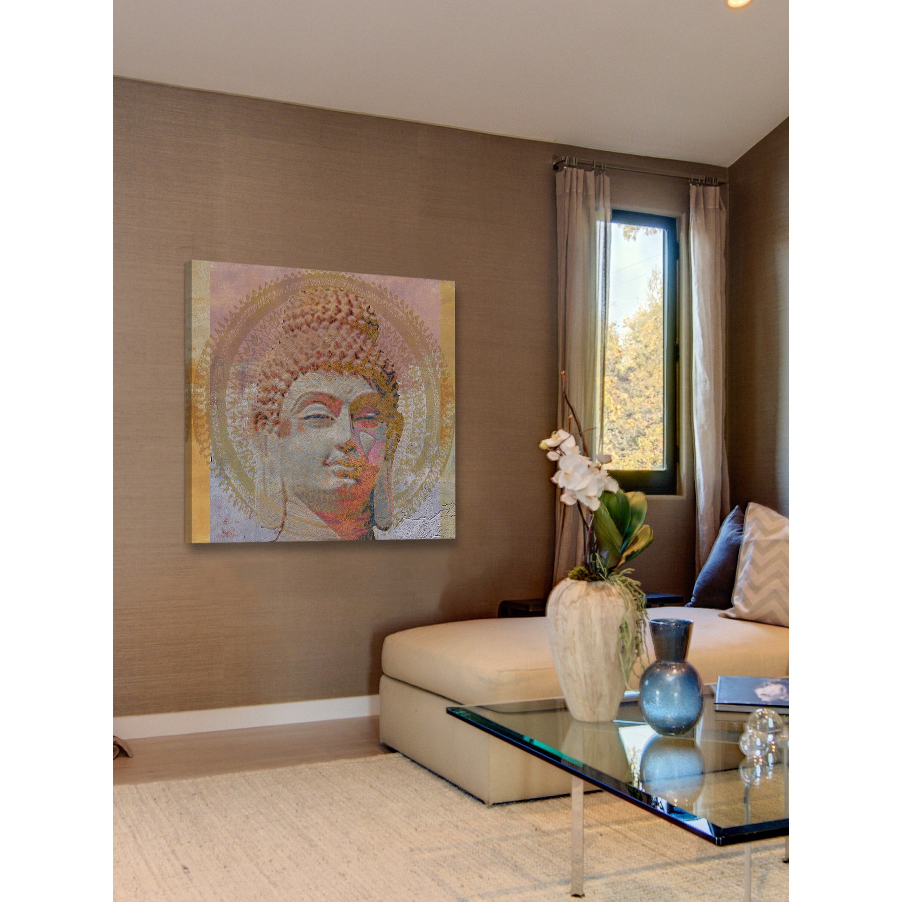 "Buddha III" Painting Print on Wrapped Canvas