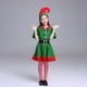 thumbnail image 4 of Vestido de Papá Noel para niña, traje de manga larga para niña, disfraz de Cosplay, fiesta de cumpleaños, vestidos, sombrero, cinturón, conjunto de 3 piezas, 4 of 5