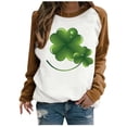 thumbnail image 1 of FAIWAD Womens St Patricks Day Tunic Tops Long Sleeve Round Neck Tunic Tops Plus Size Pullover Tops, 1 of 4