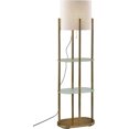 thumbnail image 2 of Adesso Norman - Lampadaire - 1 Douille - E26 - Laiton antique, Blanc Cassé, 2 of 2