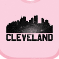 thumbnail image 4 of Inktastic cleveland skyline Boys or Girls Baby Bib, 4 of 4