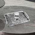 thumbnail image 6 of Esquirla Rectangular Serving Tray, Coffee Table Tray, Fruit Plate, Decorative Bathroom Vanity Organizer with Handles for Living Room And Gray M, 6 of 8