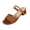 Brown, variant on Women Chunky Heel Slippers Open Toe Mesh Breathable Mid Heel Summer Casual Sandals Two Way Wear, Olive&nbsp;Green