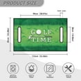 thumbnail image 5 of Renewold Golf Cart Seat Cover Soft Golf Towel Blanket Accessories Suitable for EZGO Yamaha Club Cars and More 2-Seat Golf Cart, Golf Time Green, 5 of 5