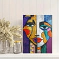 thumbnail image 2 of Abstract Cubism Face Canvas Wall Art， Perfect for Living Room， Bedroom， Office， Dining Room， and Hallway Decoration., 2 of 8