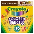 thumbnail image 2 of Crayola Colored Pencil Set, Colors of the World, 150 Ct, Back to School Supplies, Arts and Crafts, Classroom Must Haves, Gifts for Teachers and Kids, Ages 5+, 2 of 7