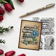 thumbnail image 4 of Books Clear Stamps Transparent Stamps Book with Hydrangeas Silicone Clear Stamp Seals for DIY Scrapbooking Photo Album Decoration 4.3x6.3inch for DIY, 4 of 7
