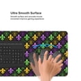 thumbnail image 5 of Disketp Mardi Gras1 Gaming Mouse Mat Long Extended Mouse Pad Desk Mat Non-Slip Rubber Mice Pads Stitched Edges(315.5 x 16 x 0.12 Inches), 5 of 8