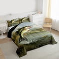 thumbnail image 3 of Manfei Pike Fish Bedding Comforter Set 2pcs, Hunting and Fishing Twin Comforter Sets, Rustic Lake House Bedding Set, Lightweight Room Decor, 3 of 8