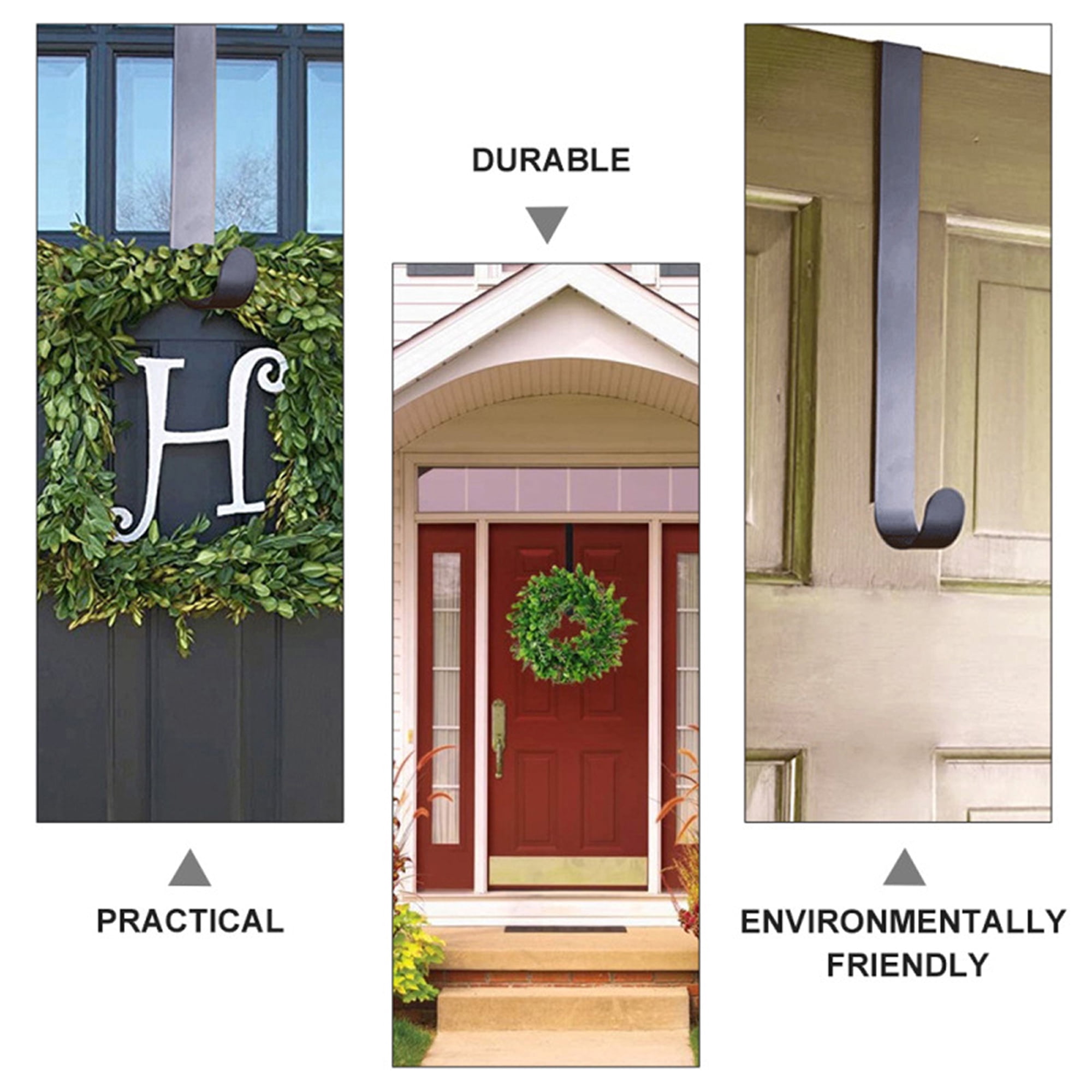 Wreath hanger 2024 front door