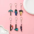 thumbnail image 2 of Juego popular, tótem de espada de diamante bajo, ojo de manzana dorada encantada, llavero, modelo de pico, juguetes para coleccionar llaveros, regalos colgantes, 2 of 5