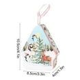thumbnail image 3 of Christmas Tin Box Santa Claus Cookies Candy Storage Metal Gift Container for Holiday Party Decoration Home Kitchen Festive Treats Organizer, 3 of 6