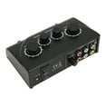 thumbnail image 1 of Karaoke Sound Mixer, Portable Audio Sound Mixer Mic Pre Amplifier with Two Microphone Inputs, Independent Volume Knob, for DJ Sound, Home Party / Theater System, 1 of 7