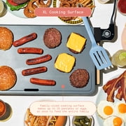 Beautiful XL Electric Griddle 12 x 22, Non-stick, Black Sesame by Drew Barrymore