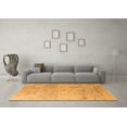 thumbnail image 3 of Ahgly Company Indoor Square Oriental Orange Industrial Area Rugs, 7' Square, 3 of 4