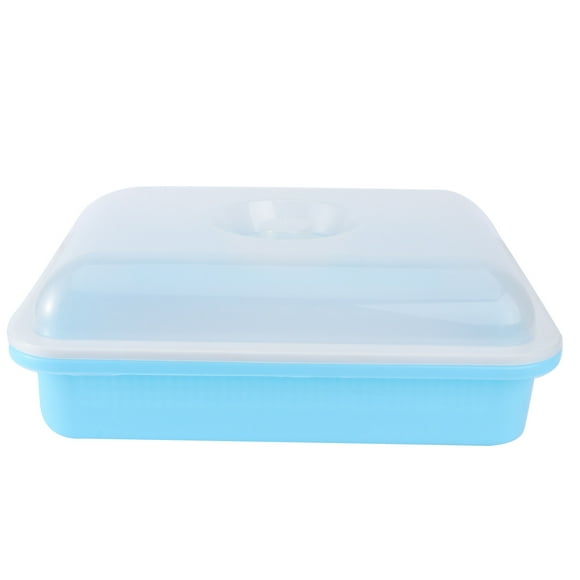 Shisuyan Germination Trays Planting Germination Tray Blue PP Plastic for Vegetable Growing 12.58X10.02X4.72 Inch 1Pcs