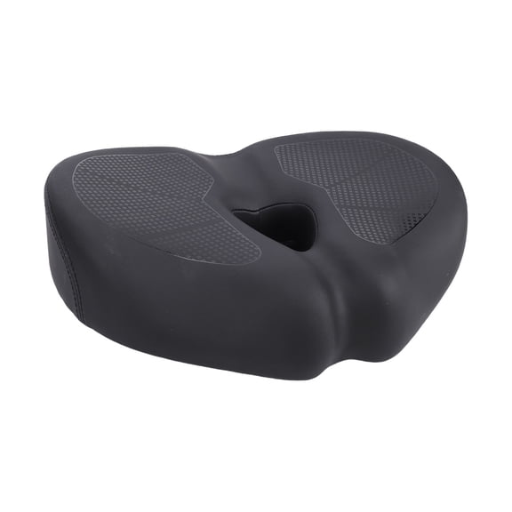 NFTIGB Extra Wide Bike Seat Cushion Enlarged Thickened Waterproof Bicycle Saddle Foldable Comfortable Design for Mountain Road Cycling Black Replacement Parts Men Women Outdoor Riding Gear