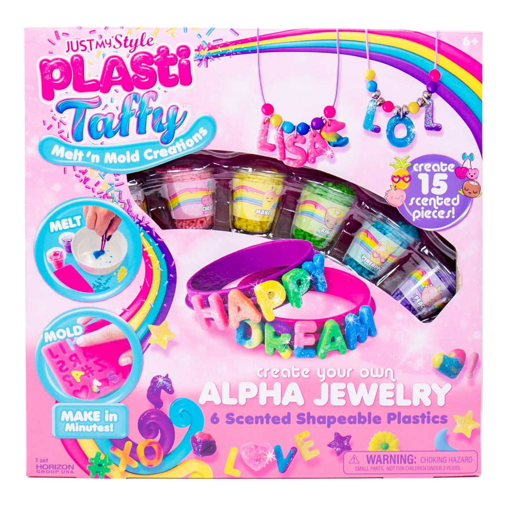 Just My Style Plasti Taffy Melt n' Mold Scented JewelryMaking Kit