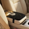 thumbnail image 4 of Xixirimido Car Seat Covers for Front Seats 5Pcs Car Accessories with Seat Belt Covers & Center Console Cover Universal Fit for SUVs,Vans,Trucks,Sedans, Horse Sunflower Starry Night, 4 of 8