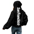thumbnail image 4 of Bigetiay Girls City Print Pullover Hoodie Long Sleeve Warm Outdoor Casual Sweatshirt for Fall Winter 3-4 Years, 4 of 9