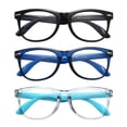 thumbnail image 3 of Gafas FANNYGO con bloqueo de luz azul para niños de 3 a 11 años, paquete de 3, 3 of 9