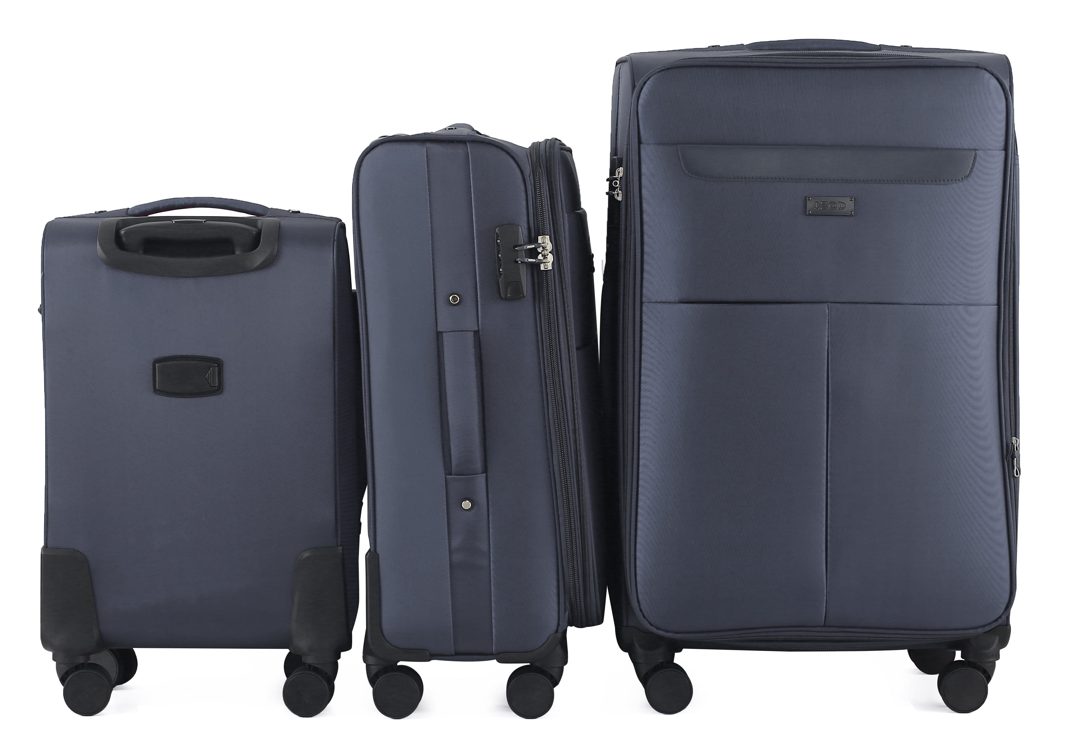 LLICA グッズ3点セット IZOD Liam Soft Shell 3-Piece Luggage Set - 20/24/28
