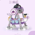 thumbnail image 1 of Nouveau Carrousel de Parc d'Attractions Navire Pirate Grande Roue Jeu d'Halloween Vue de Rue Kit de Blocs de Construction Modèle de Briques pour Fille Jouet pour Enfants, Sac opp 170 Pcs, Minibricks, 1 of 6