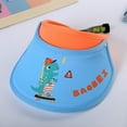 thumbnail image 2 of Huowey Baby Sun Hats Sun Visors Cap Beach Dinosaur Hats Adjustable Cotton Suitable Uv Protection Fishing Hat,Sky Blue2,One Size, 2 of 3