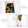 thumbnail image 2 of Sunflower Light and Airy Chiffon Women's Beach Dress - Summer Attire, 2 of 6