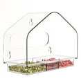 thumbnail image 1 of Dsscvnef Window Bird Feeders With Strong Suction Cups Color Printed for Wild Birds Garden Yard Clear Bird Feeders for Window Viewing Outdoors Window Bird Feeder for Cats Poultry Feeder Birdhouse Feede, 1 of 8