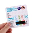 thumbnail image 4 of OUNONA 5Pcs Small Thermometer For Aquarium Multi PP Water Temperature Monitor For Caregivers, 4 of 8
