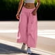 thumbnail image 1 of WILLBEST Pantalones Casuales para Mujer, Holgados, de Pierna Ancha, con Cordón y Bolsillos, para Actividades Diarias y Aventuras al Aire Libre. Mediana, 1 of 4