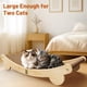 thumbnail image 5 of Almohadilla para rascar gatos ORDORA, extra grande, 80 cm, con cama, 5 of 6