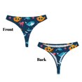 thumbnail image 3 of Fotbe Ocean Floor Animals Tanga Sin Costuras para Mujer con Estampado – Panties Invisibles, Transpirables y Cómodos para Uso Diario-4X-Large, 3 of 6