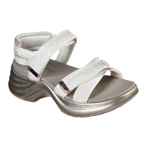 sketchers gold sandals