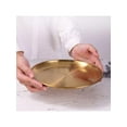 thumbnail image 4 of Metal Storage Tray Oval Tray Snack Fruit Cosmetics Jewelry Organizer Collect, 4 of 8