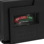 Hyper Tough New Pocket Sized Analog Display Battery Tester for Common Batteries - TD35237J, 2.25 in