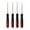 Red, variant on Birdeem Household Cleaning Tools,Mechanic Tool Set,Oil Imprint Screwdriver 4-Piece Set Pull Hook Screwdriver Puller Pick Tire Stone Cleaning Auto Repair Tool Multi Angle Necessary,Mechanics Tool Set
