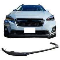 Ikon Motorsports Front Bumper Lip Fits 2018-2020 Subaru Crosstrek, IKST Style Unpainted Black PU Air Dam Chin Spoiler Lower Valance Splitter