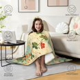 thumbnail image 4 of Vintage Cat Wearable Blanket Hoodies for Women Men Adults Cat Lovers Plush Lightweight Floral Cats Hooded Blankets for Home Bedding Decor Birthday Gifts 50X60 Inch, 4 of 5