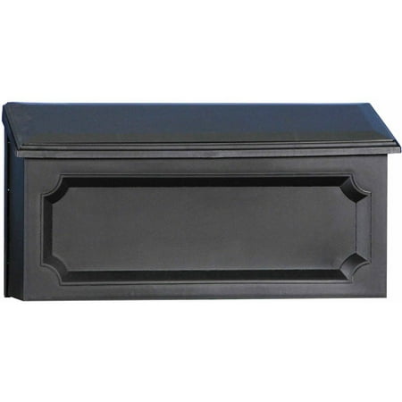 Solar Group Inc WMH00B04 Black Windsor Horizontal Wall Mount Solar Group Inc WMH00B04 Black Windsor Horizontal Wall Mount Mailbox - Solar Group Inc WMH00B04 Black Windsor Horizontal Wall Mount