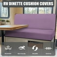 thumbnail image 4 of XYZCANDO Light Purple RV Dinette Cushion Covers Daisy RV Accessories Universal Cushion Covers for Couches and Sofas Comfortable Loveseat Sofa Chair Cover Furniture Protection Camper, 4 of 7