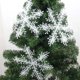 thumbnail image 1 of Sulihua - Adorno navideño colgante con copos de nieve, color blanco, para árbol y hogar (paquete de 3), 1 of 8