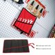 thumbnail image 4 of sweethay Kit de herramientas, bolsa de almacenamiento de llave inglesa impermeable plegable de bolsillo, bolsa de equipo de reparación Artesanía, 4 of 6
