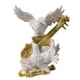 thumbnail image 3 of Figura de paloma de resina, pareja de palomas, estatua de colección, adorno decorativo adorable Violín 13cmx9cmx16cm, 3 of 9