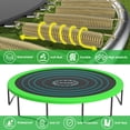 thumbnail image 3 of YORIN Trampoline with Enclosure Net, 1500LBS 16FT Trampoline for 8-9 Kids Adults with Basketball Hoop, Ladder, Light, Sprinkler, Socks, Outdoor Heavy Duty Recreational Trampoline, 3 of 8